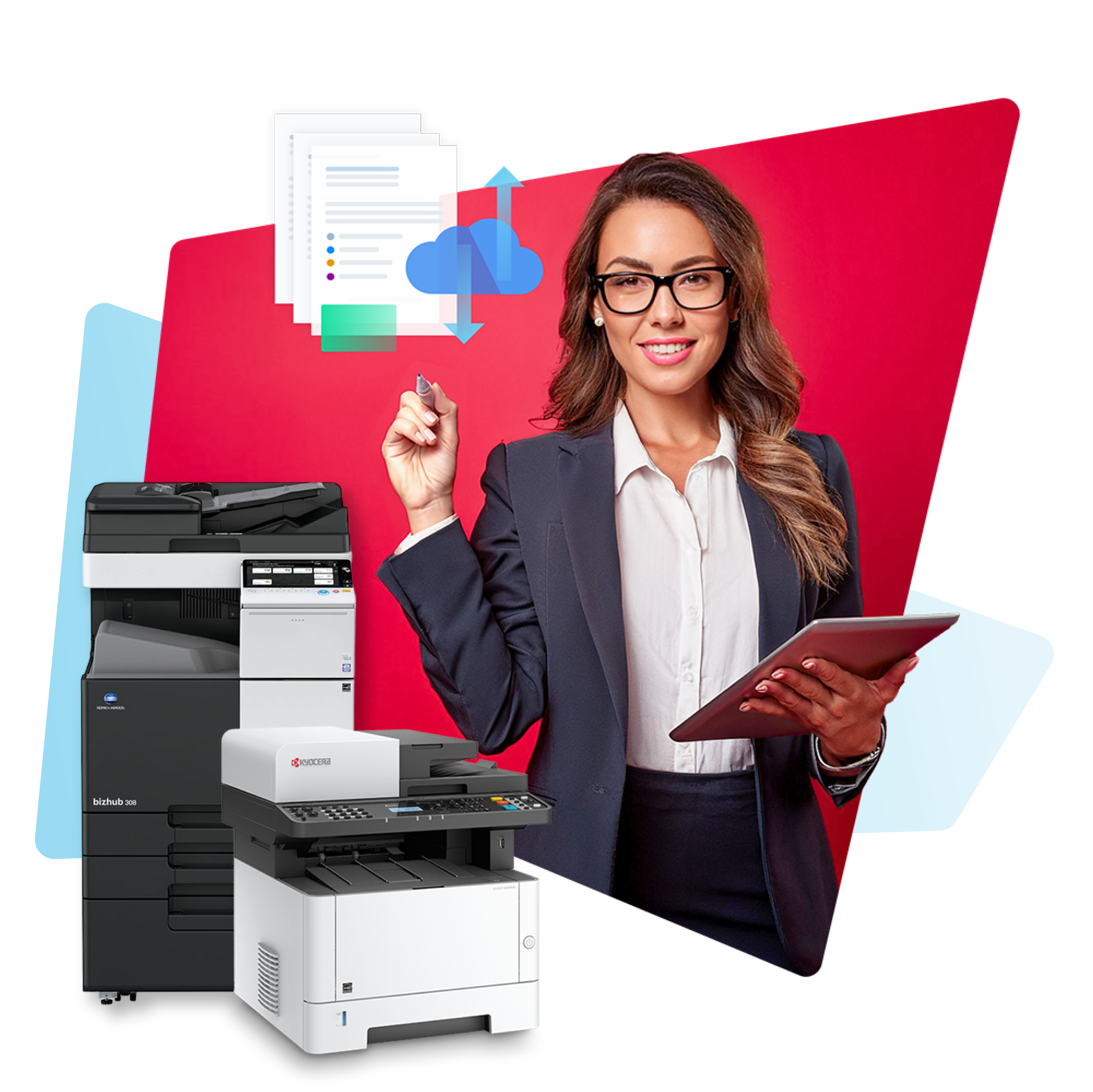 Renta y venta de impresoras, copiadoras y multifuncionales Konica Minolta y Kyocera - CopyMart Puebla