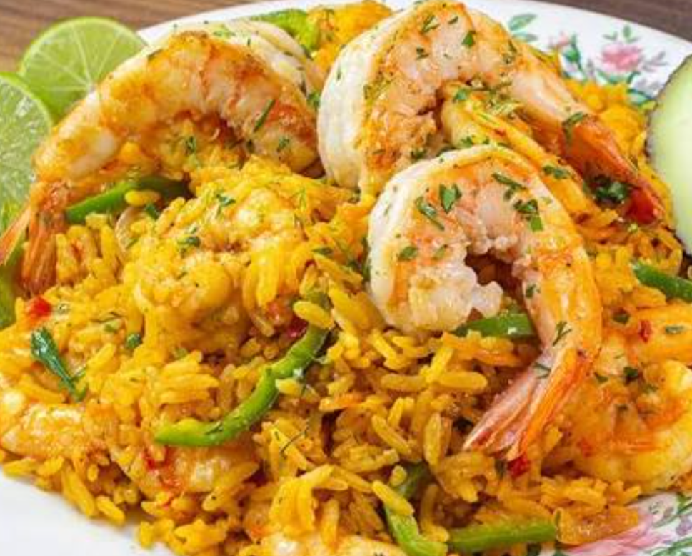 Shrimp and rice