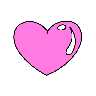 Pink heart Illustration