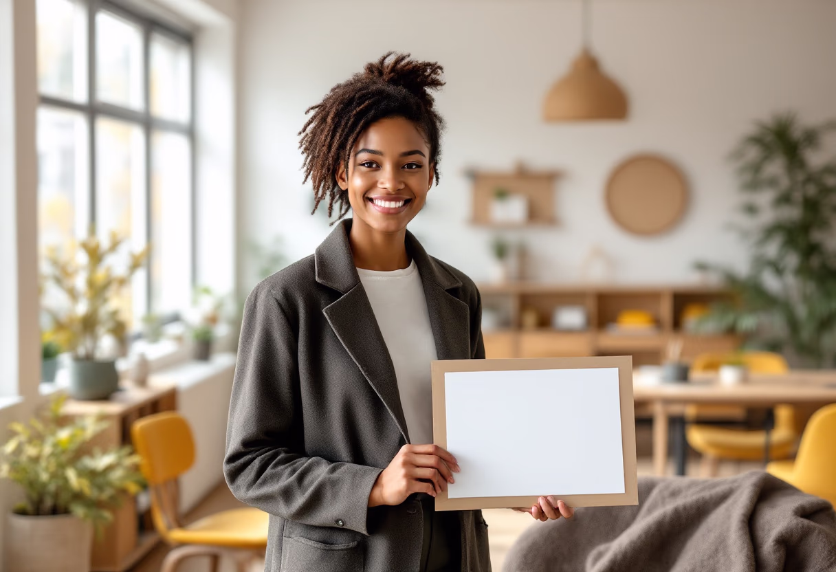 image of student holding a progress certificate [1]