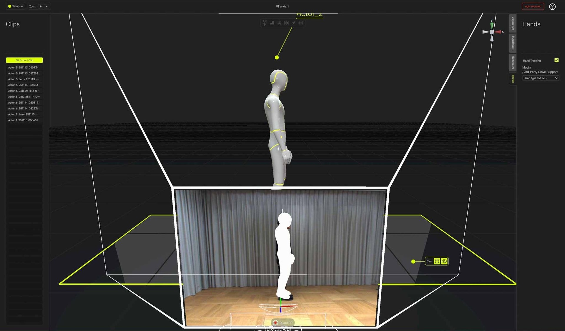 The hand becomes hidden when it is positioned behind the torso.