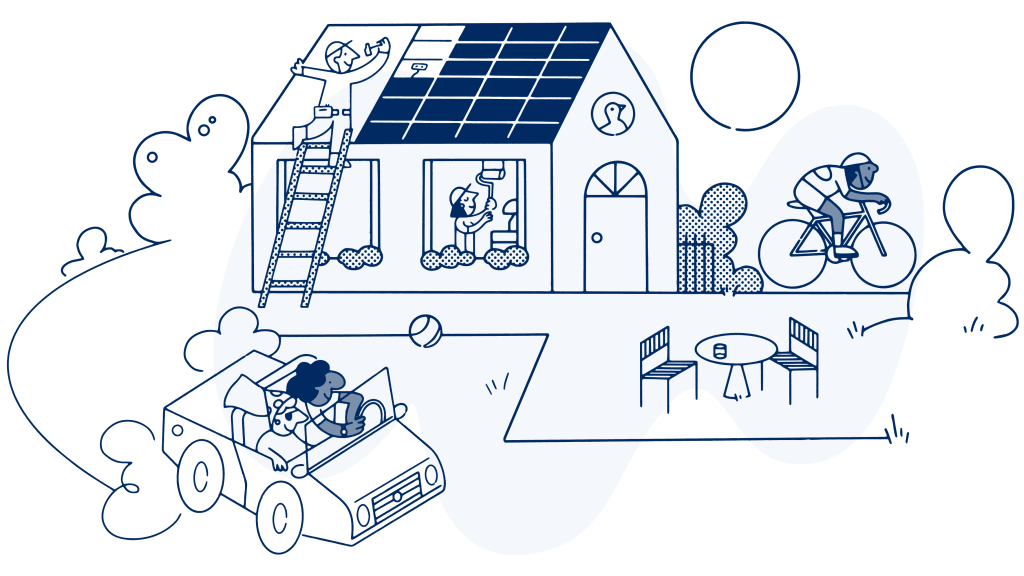 Plenti illustration of neighbourhood