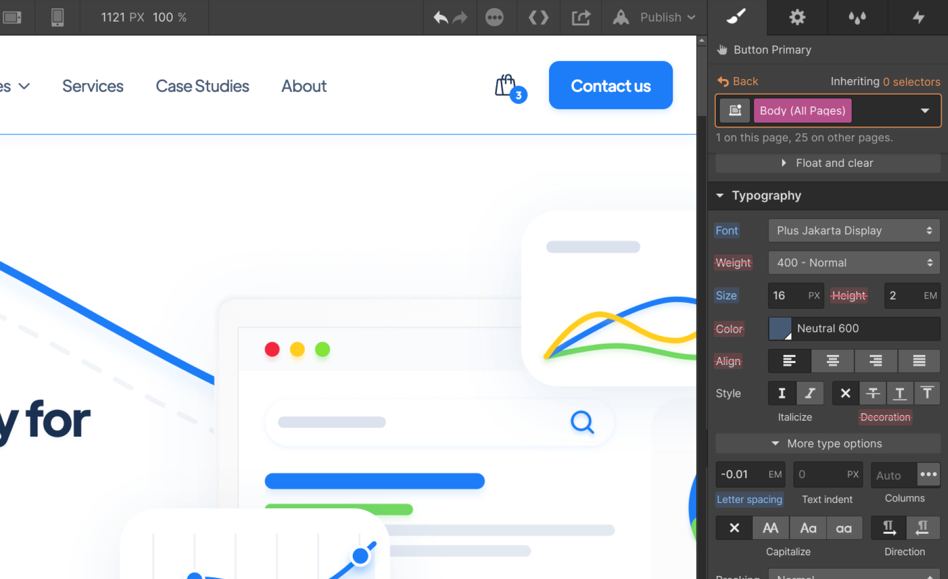 Typography - SEO Webflow Template