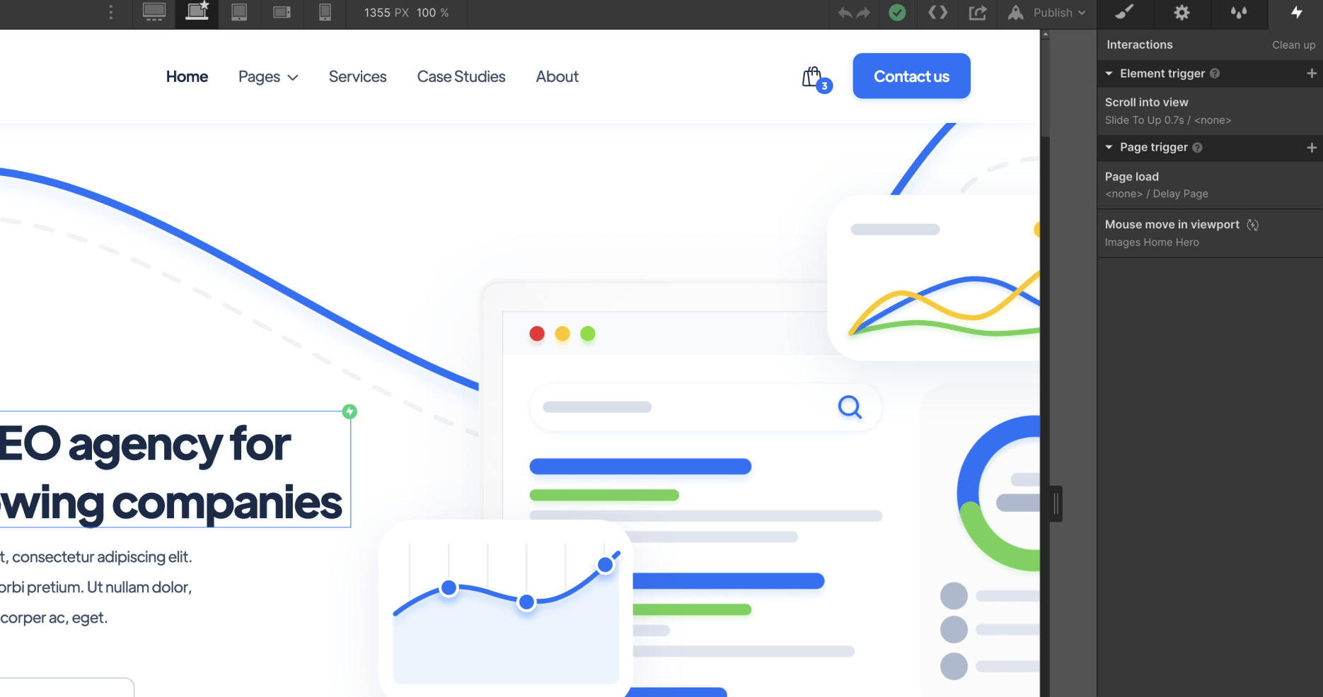 Animation - SEO Webflow Template