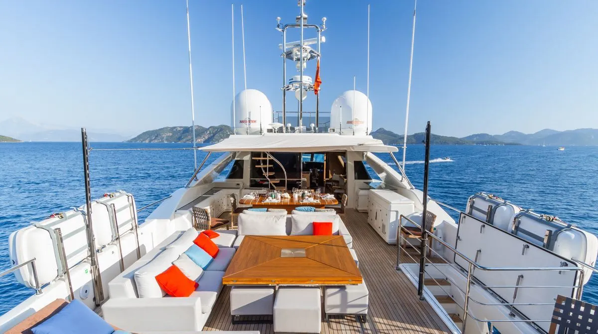 Super Yachts 8 deck, Bodrum yacht charter.