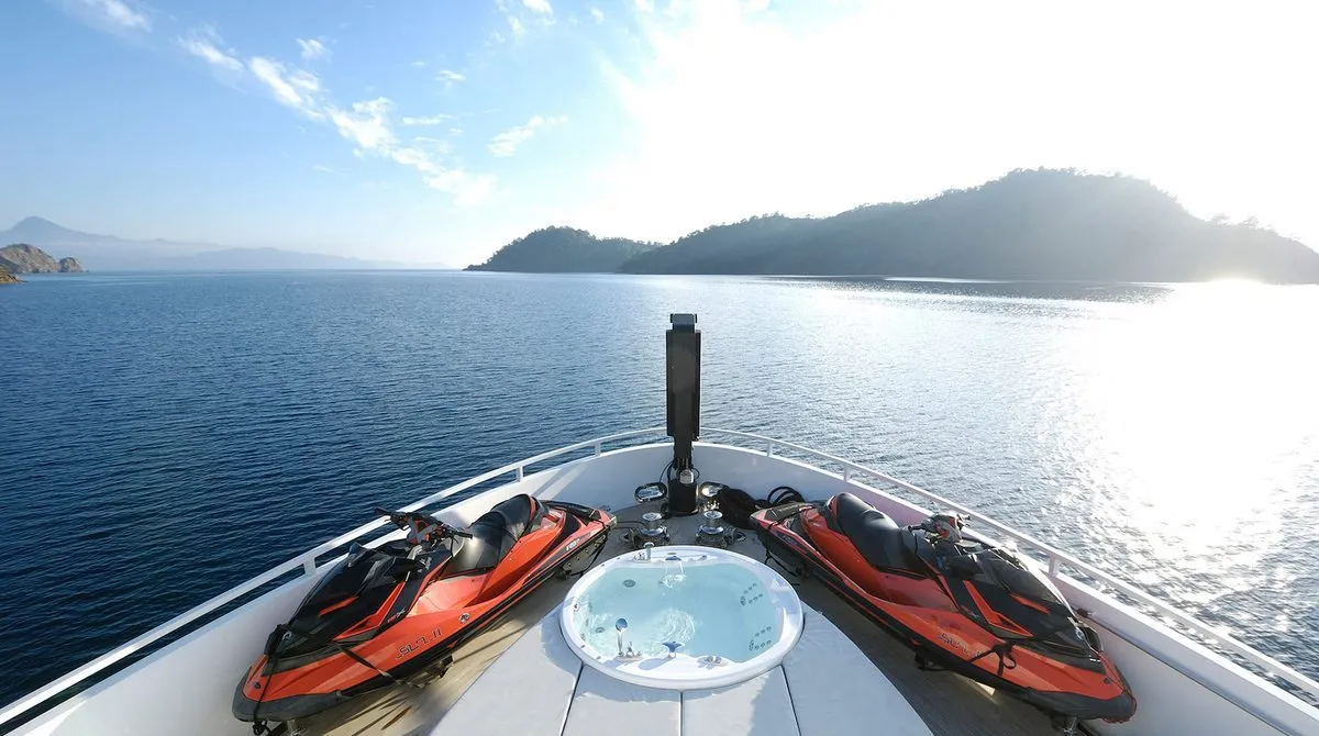Super Yachts 10 on the water, Bodrum yacht charter.