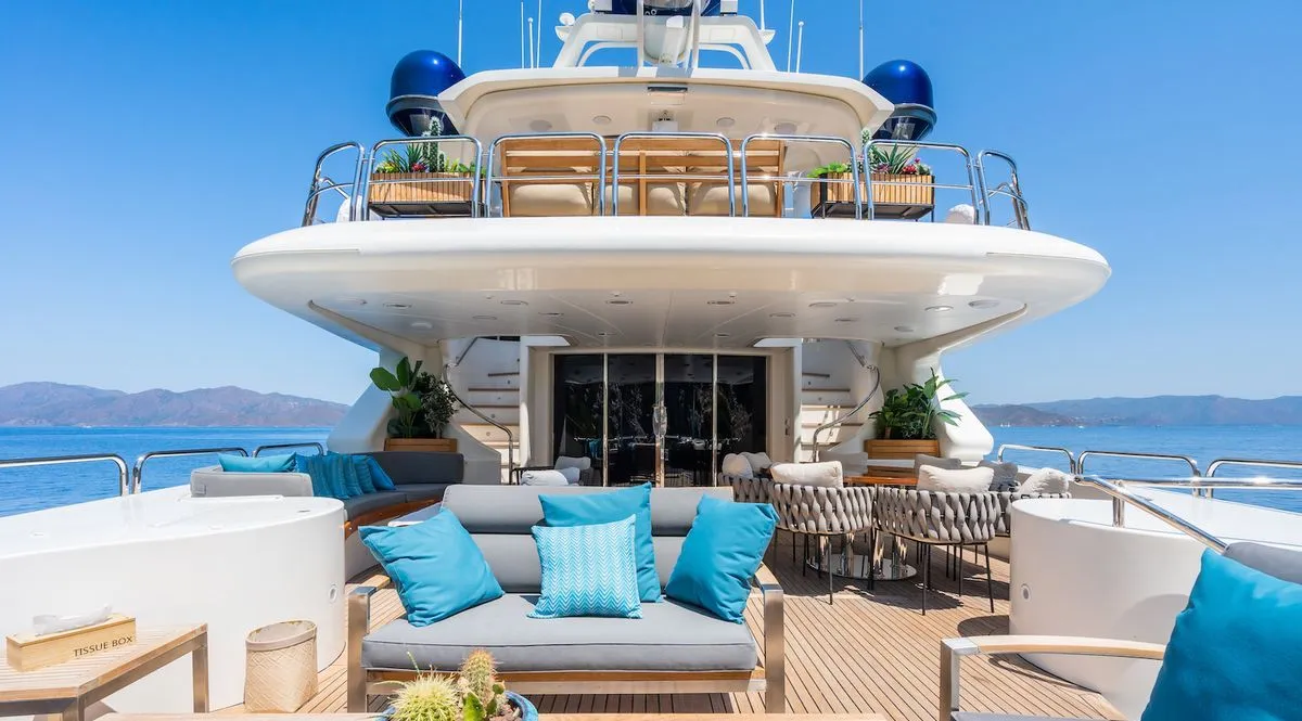 Super Yachts 9 aerial view, Bodrum yacht charter.