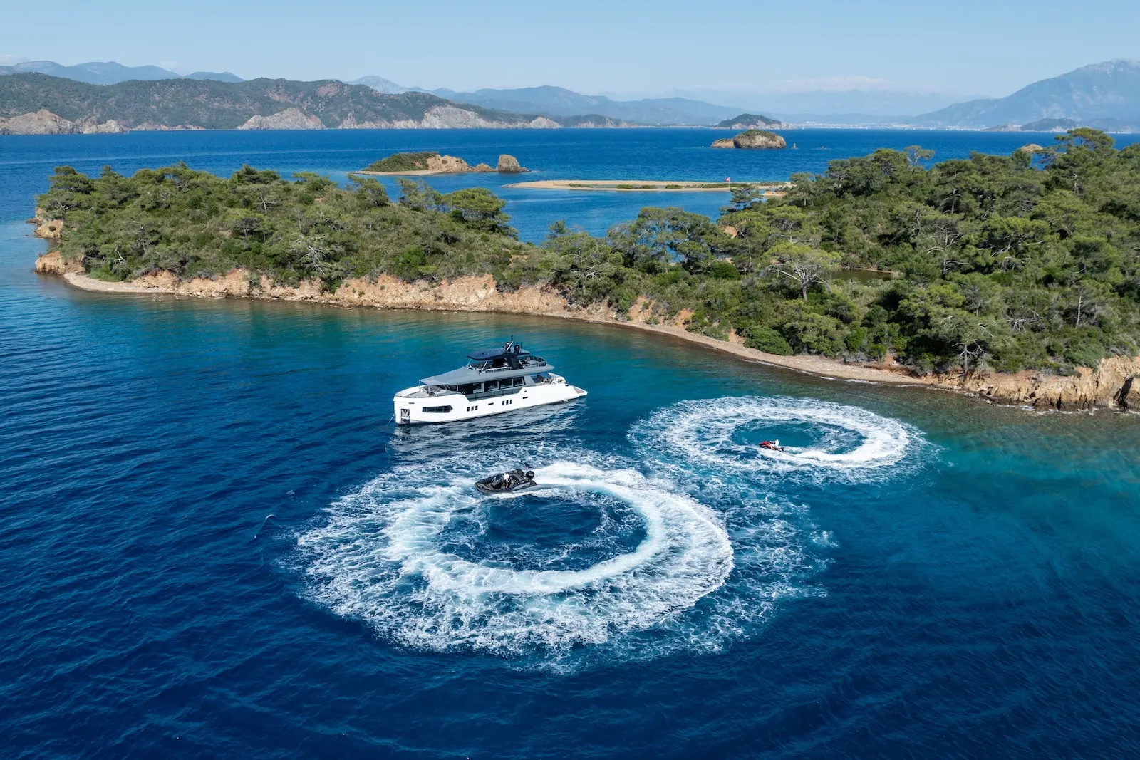 Ultra Luxury 2 deck, Bodrum yacht charter.