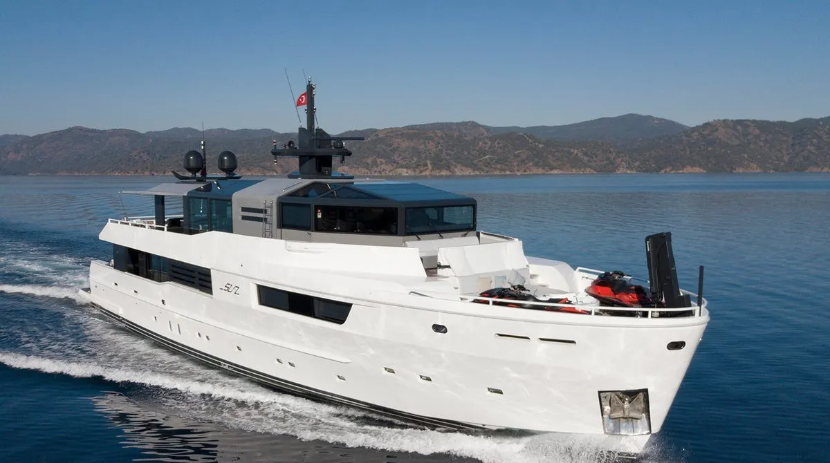 Super Yachts 10 exterior view, Bodrum yacht charter.
