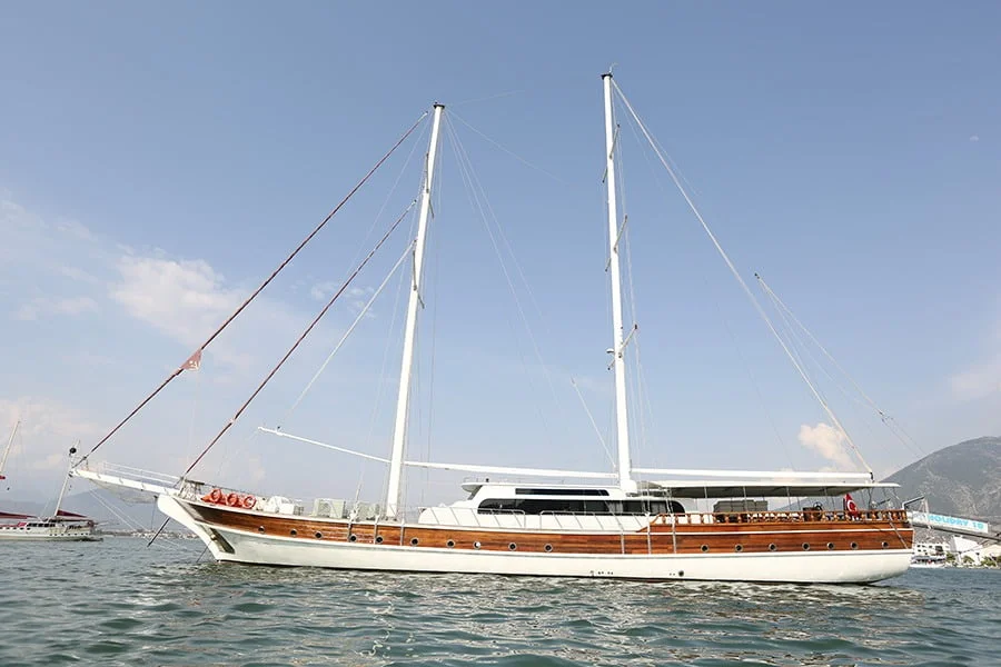 Holiday X on the water, Bodrum yacht charter.