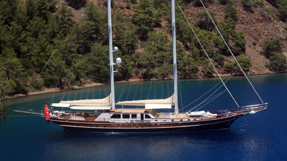 Kaya Guneri V exterior view, Bodrum yacht charter.
