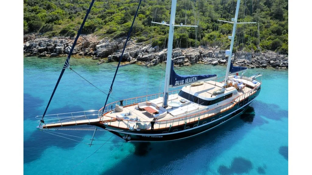 Blue Heaven exterior view, Bodrum yacht charter.