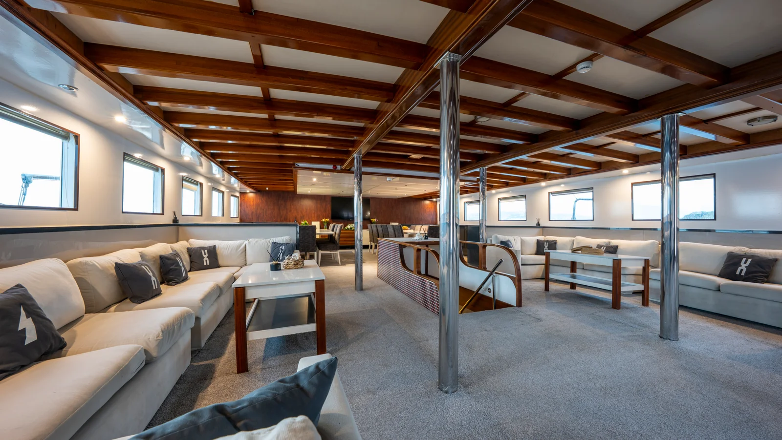 Elara 1 aerial view, Bodrum yacht charter.