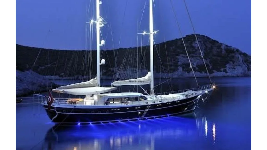 Dolce Mare exterior view, Bodrum yacht charter.