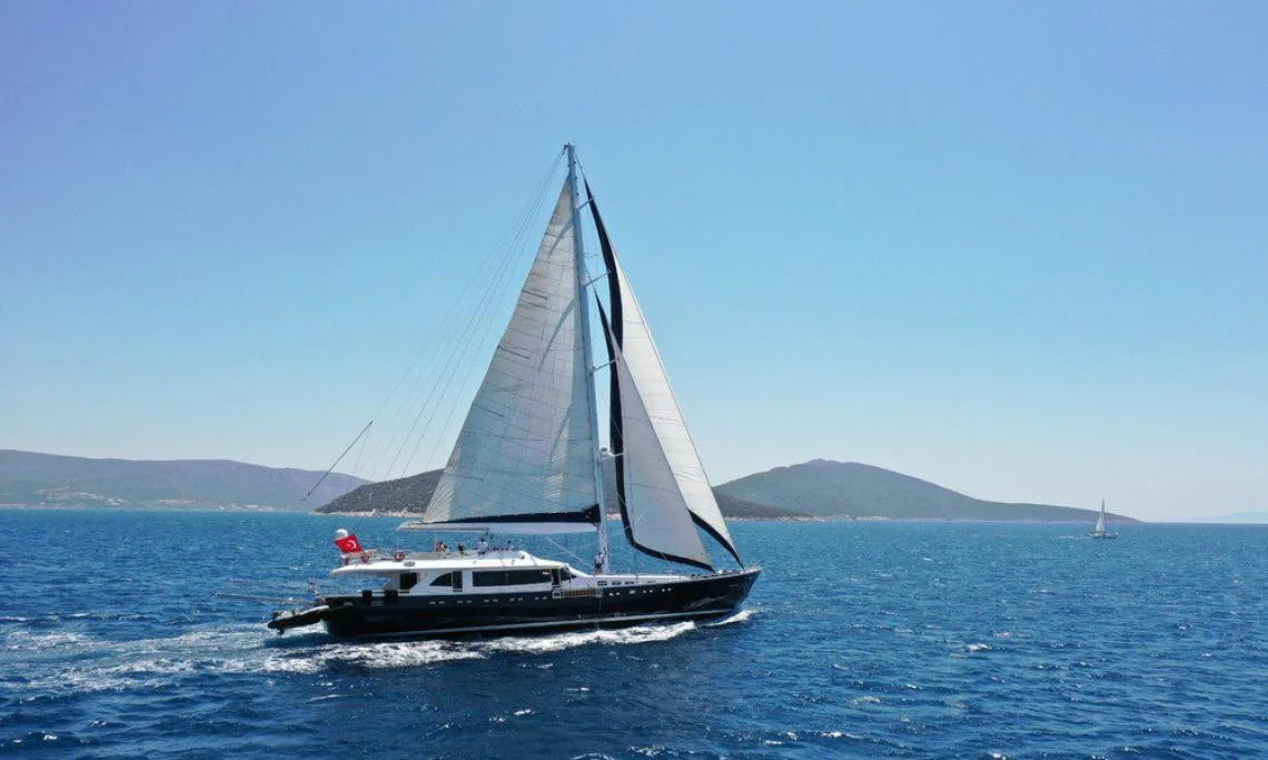 Canaria on the water, Bodrum yacht charter.