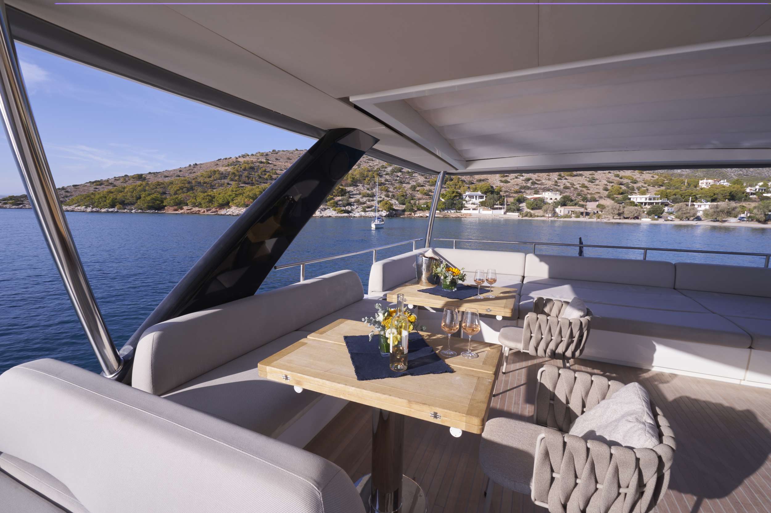 Super Yachts 2 aerial view, Bodrum yacht charter.