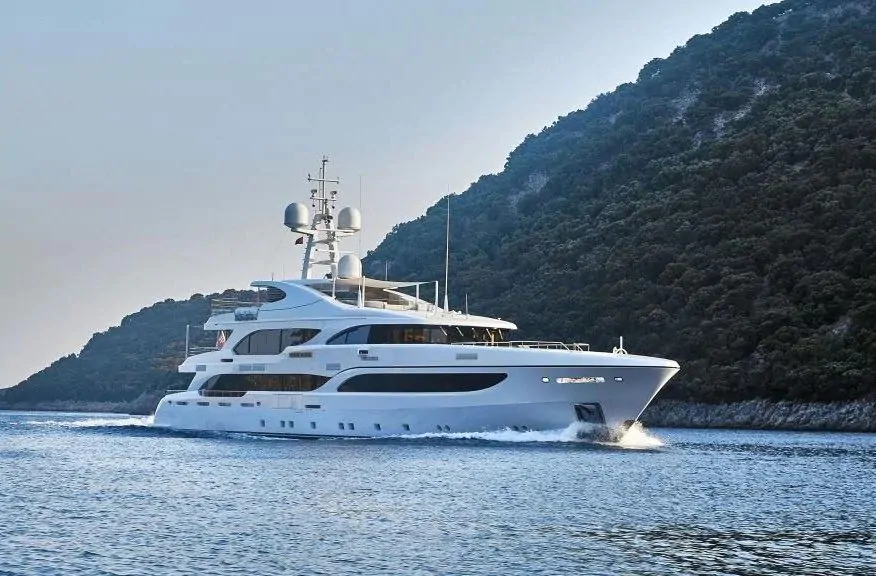 Mega Yacht 2 exterior view, Bodrum yacht charter.