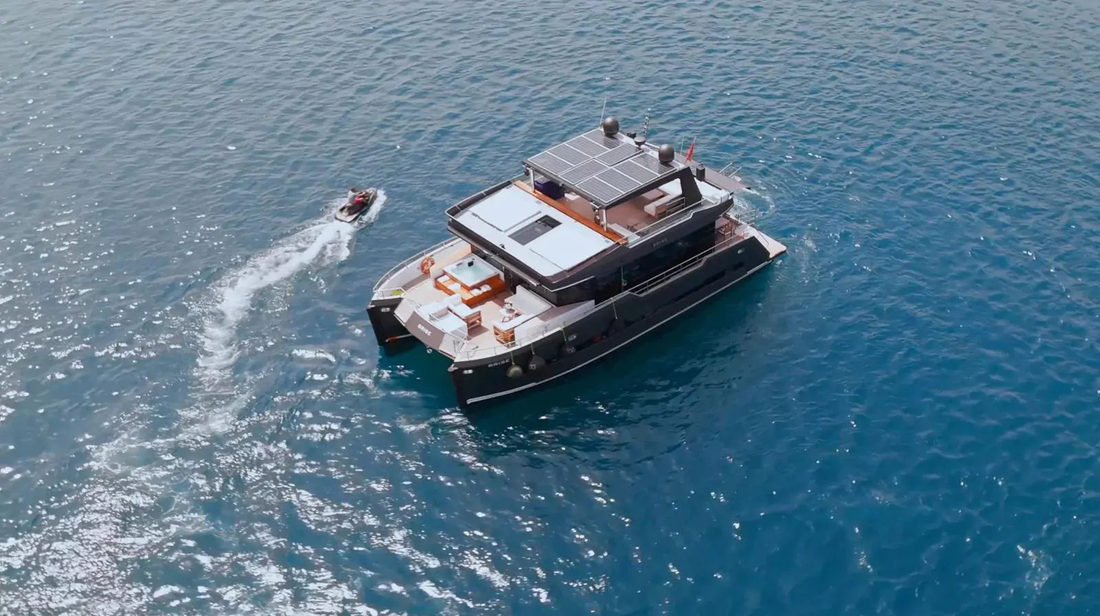 Mega Yacht 7 exterior view, Bodrum yacht charter.