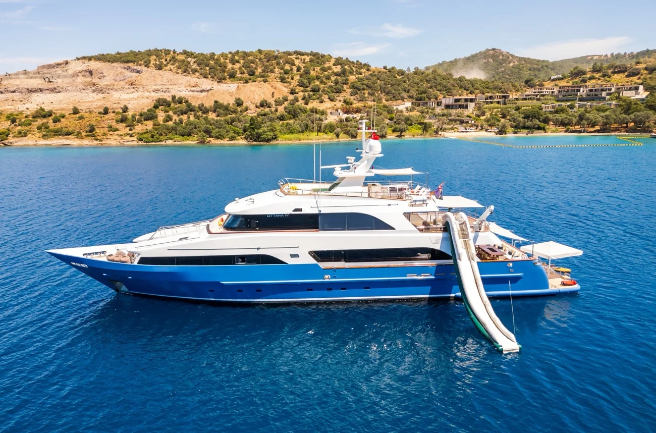 Super Yachts 6 exterior view, Bodrum yacht charter.