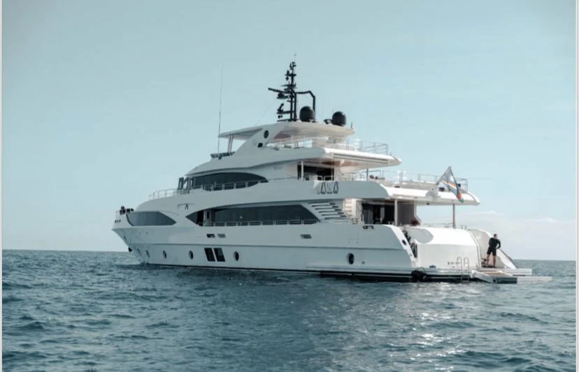 Super Yachts 4 exterior view, Bodrum yacht charter.