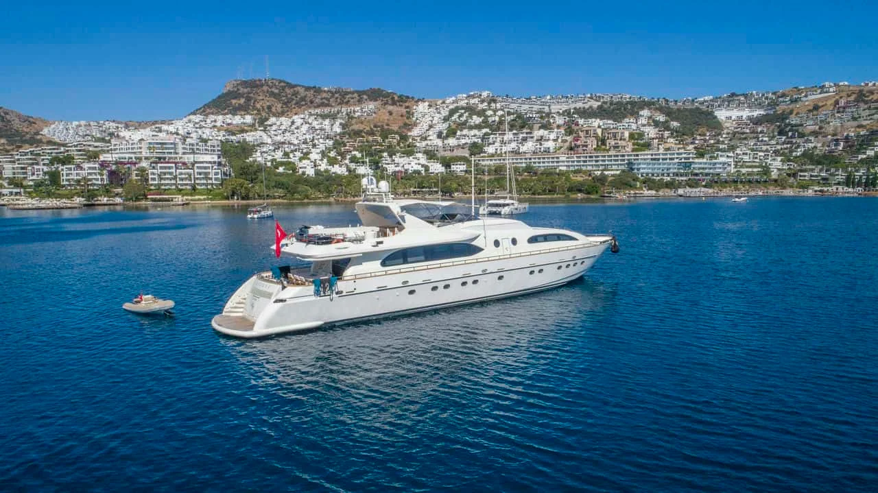 Super Yachts 3 exterior view, Bodrum yacht charter.