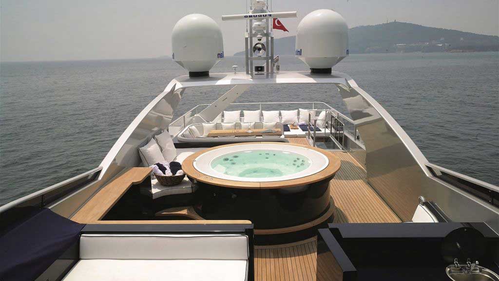 Super Yachts 5 deck, Bodrum yacht charter.