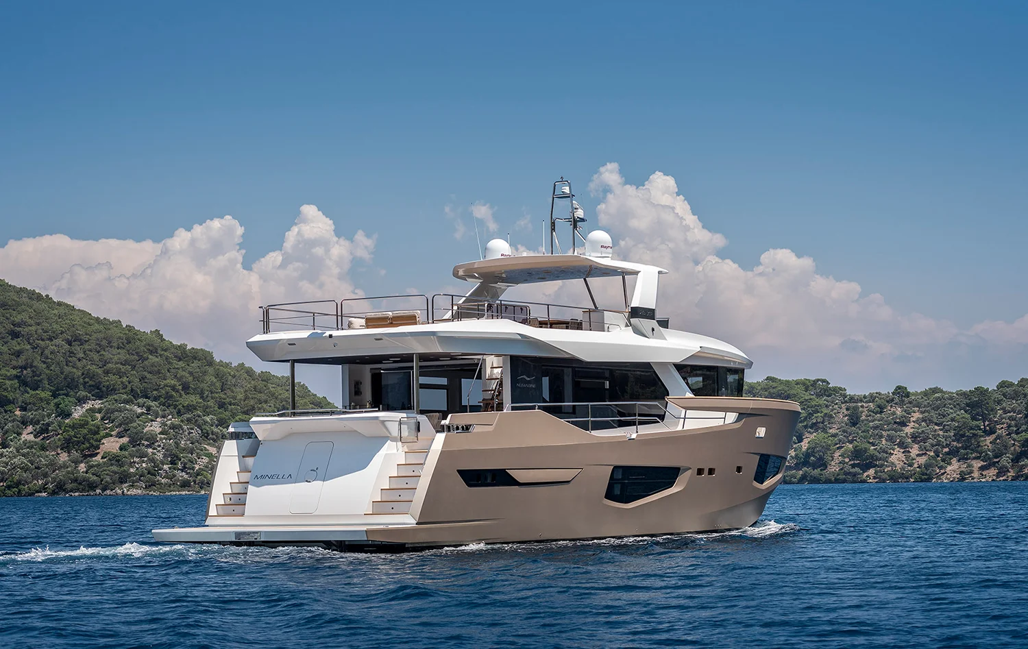 Ultra Luxury 3 deck, Bodrum yacht charter.