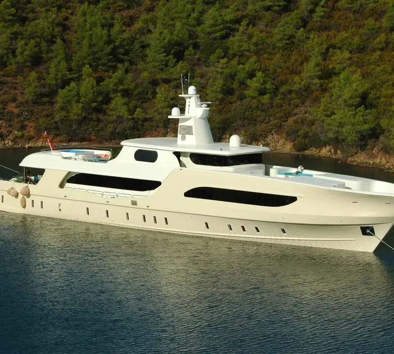 Mega Yacht 5 deck, Bodrum yacht charter.