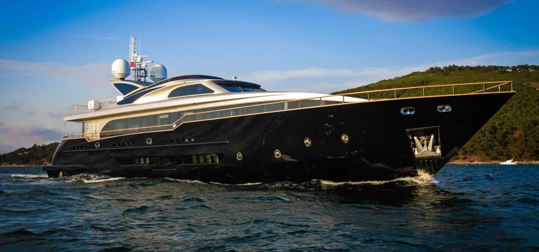 Super Yachts 5 exterior view, Bodrum yacht charter.