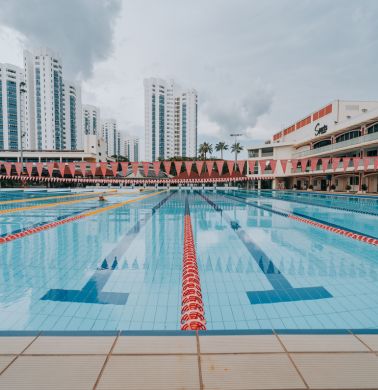 Innovez Engineering’s commercial pool filters power the Singapore Swimming Club's Olympic-sized competition swimming pool.