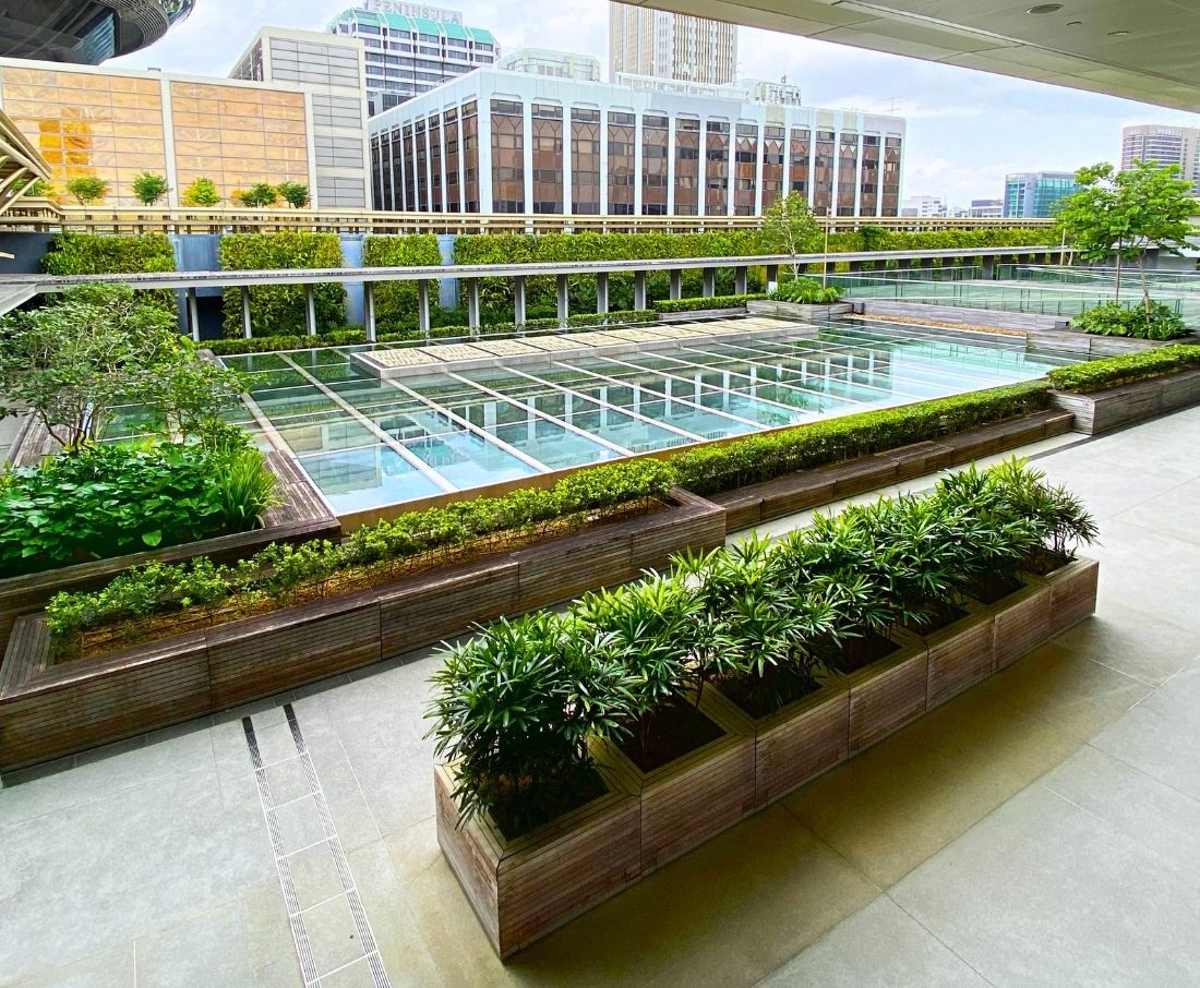 National Gallery Singapore Rooftop Water Feature