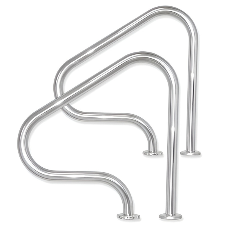 Stainless steel swimming pool grab rails
