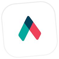 Icône du logo Monday.com avec une flèche stylisée en bleu, vert et rouge.