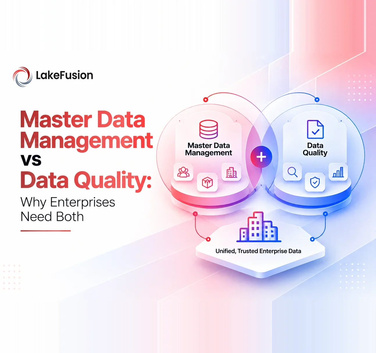 Master Data Management vs Data Quality