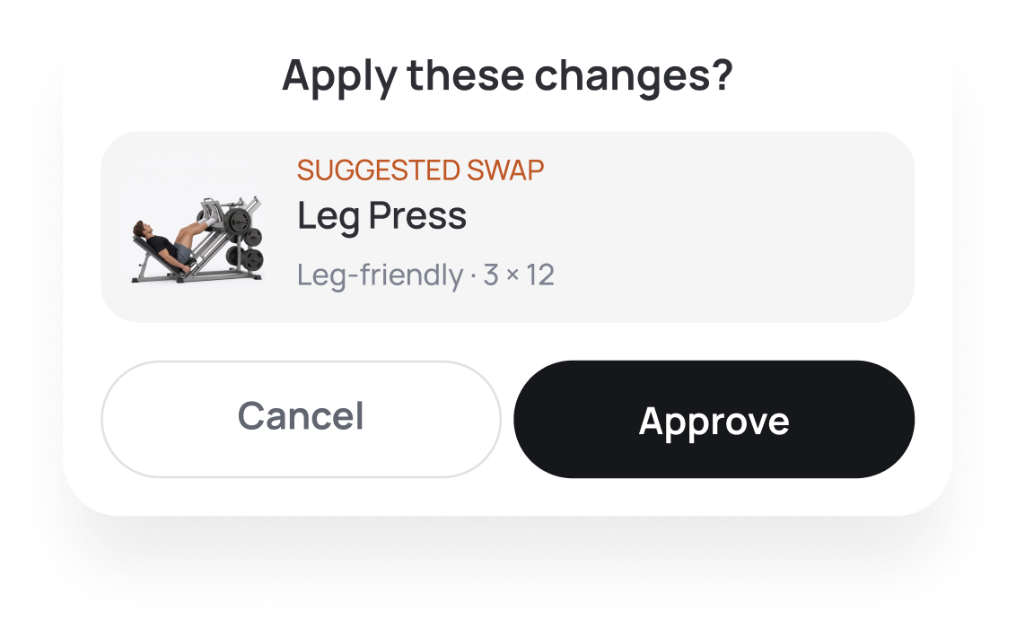 Apply these changes, Approve