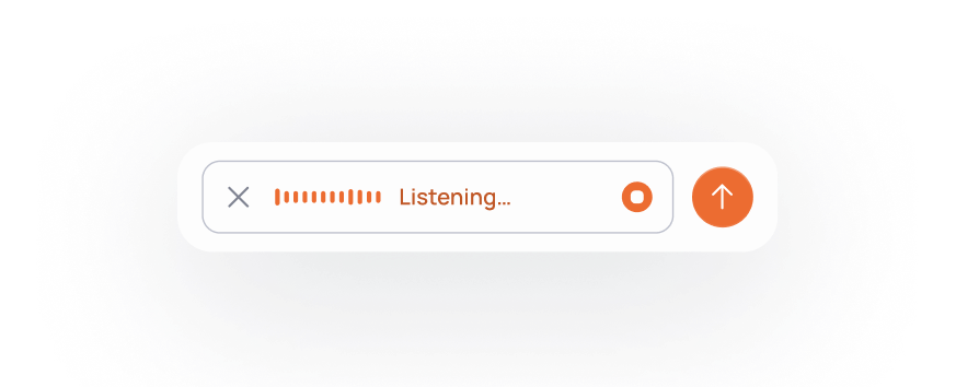 Talk instead of typing