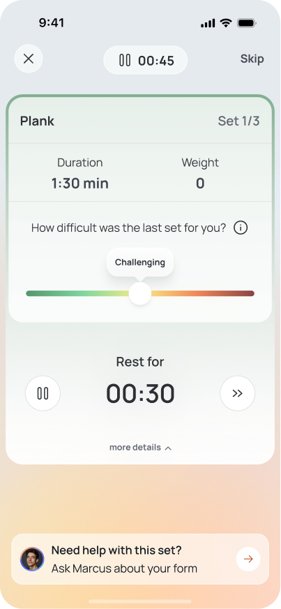 plan screen