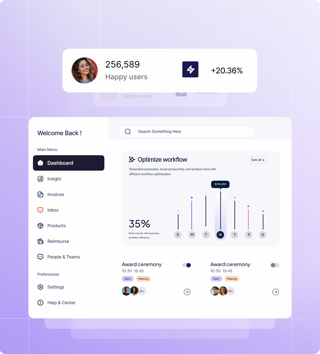 Zendro-user-dashboard