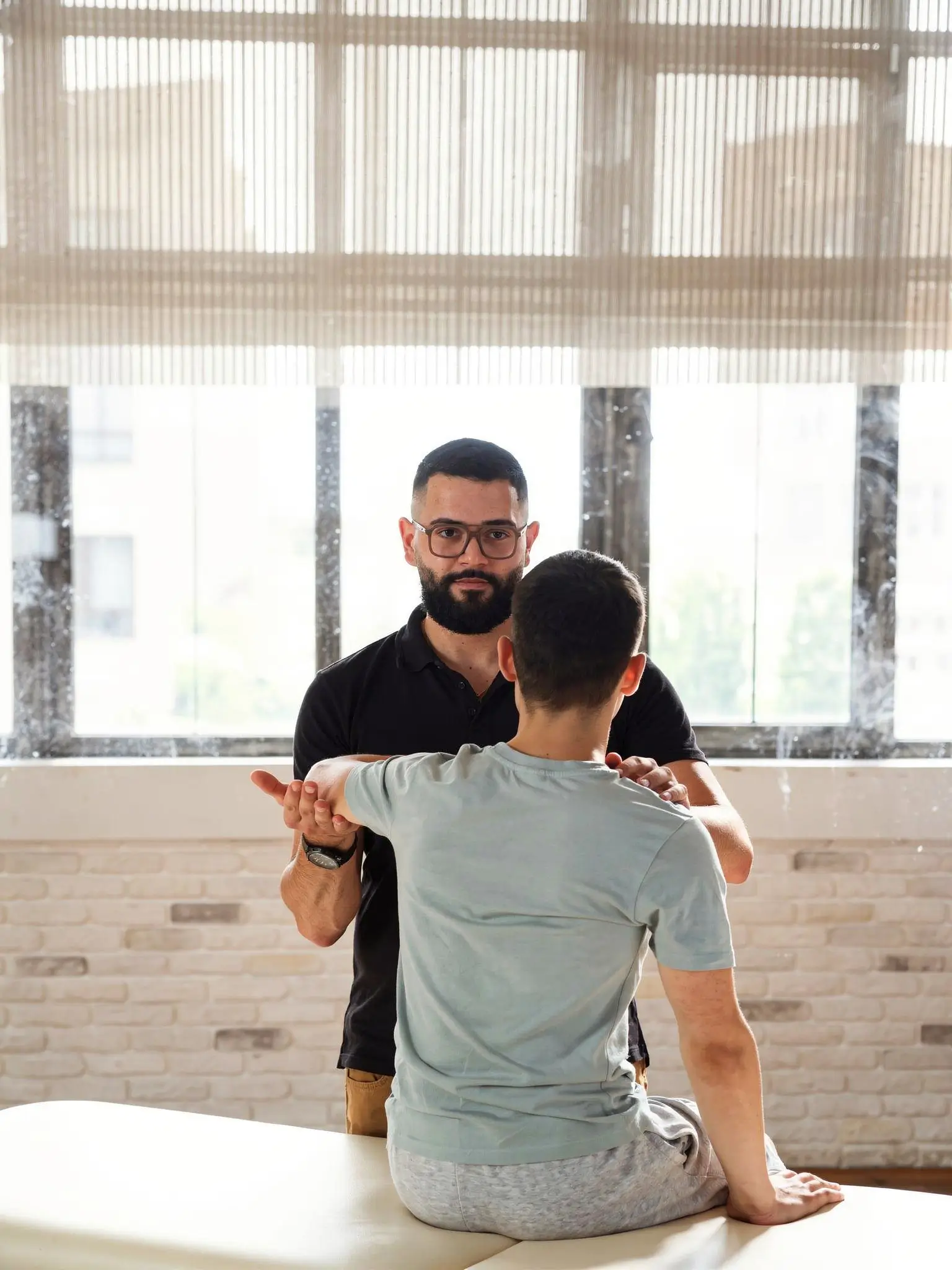 Physio Caring Patient