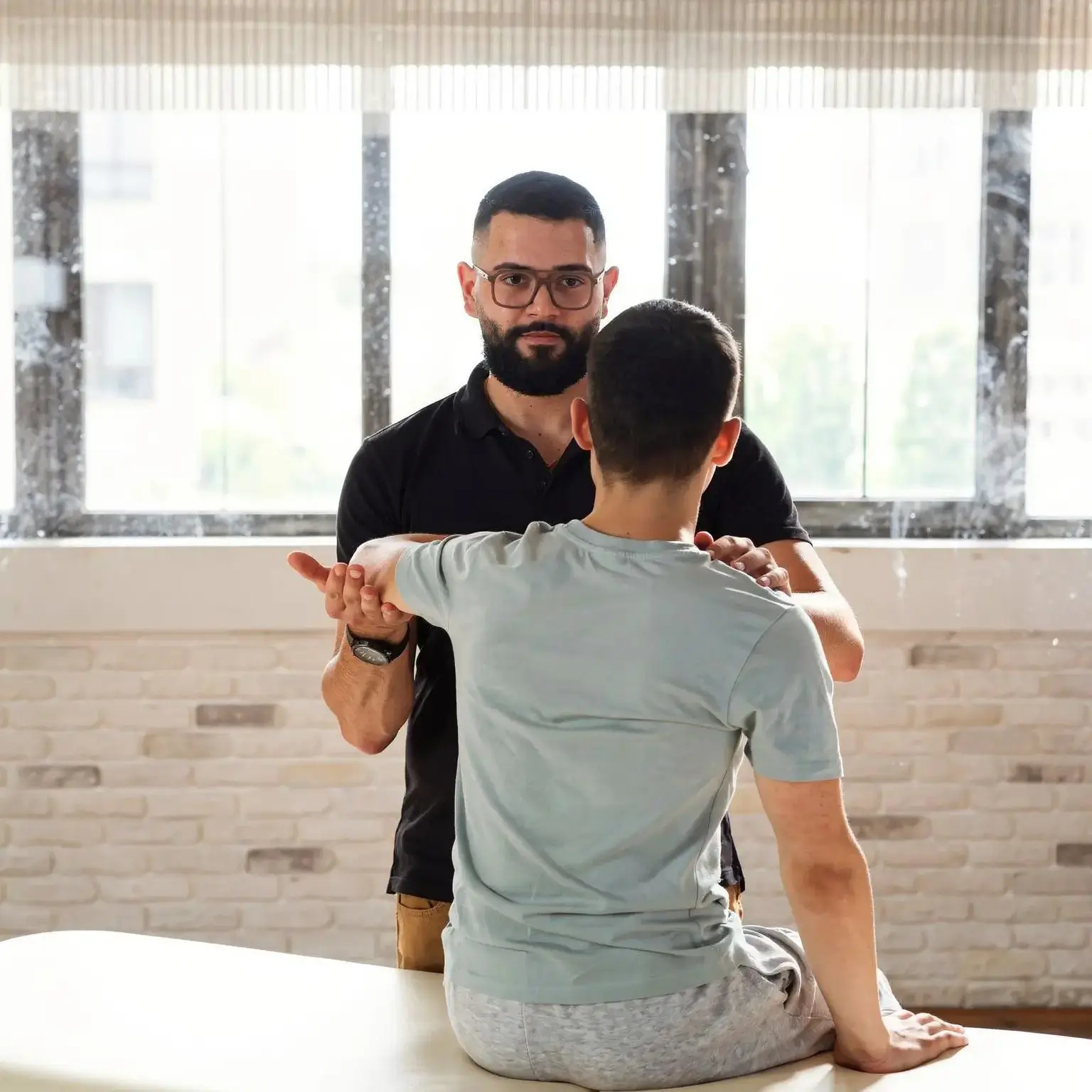 Physio Caring Patient
