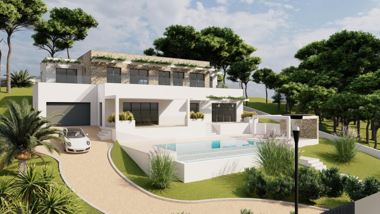5 Schlafzimmer Villenprojekt in Santa Ponsa