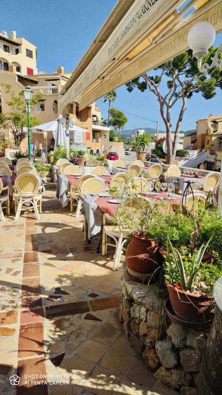 Restaurant in einer privilegierten Lage in Cala Fornells