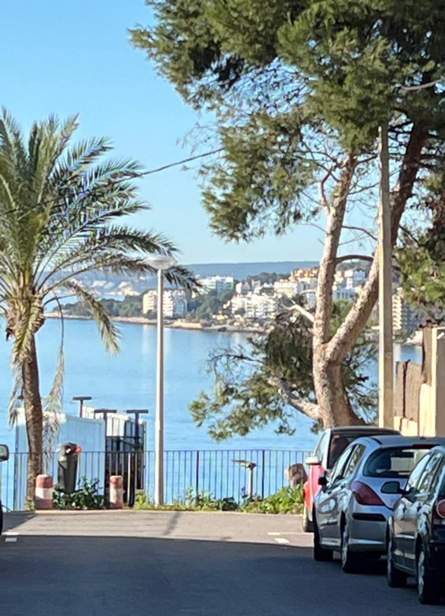 Renovierte 1-Schlafzimmer-Wohnung in Cala Mayor, verfügbar ab Februar.