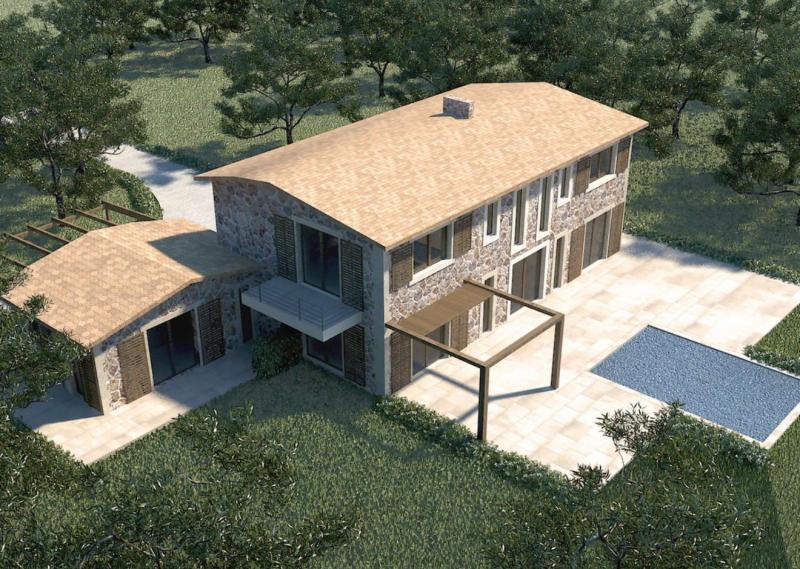 Hanglagen-Grundstück mit Projekt und erteilter Baugenehmigung in Cas Concos mit Weitblick bis ins Tramuntana Gebirge.