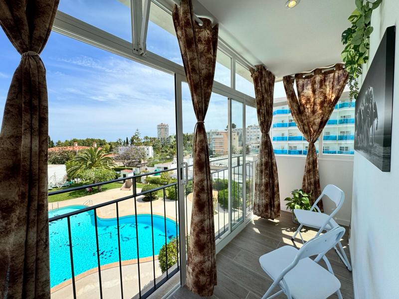1-SZimmer-Wohnung mit Meerblick und Gemeinschaftspool in Palmanova