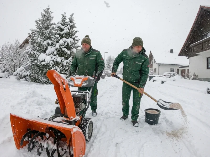 Winterdienst im Kreis Segeberg: Privatgrundstück, Gewerbe und Parkplatz sichern
