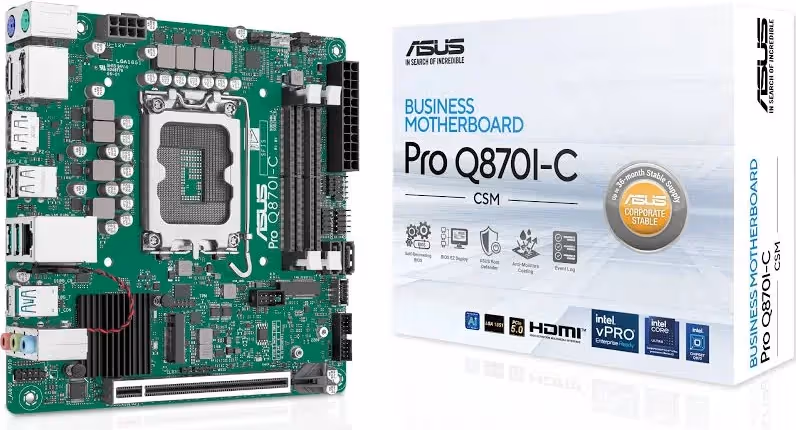 ASUS PRO Q870I-C-CSM image 2