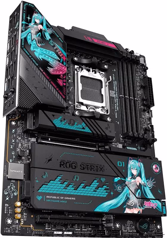 ASUS ROG STRIX X870E-H GAMING WIFI Hatsune Miku Edition image 4