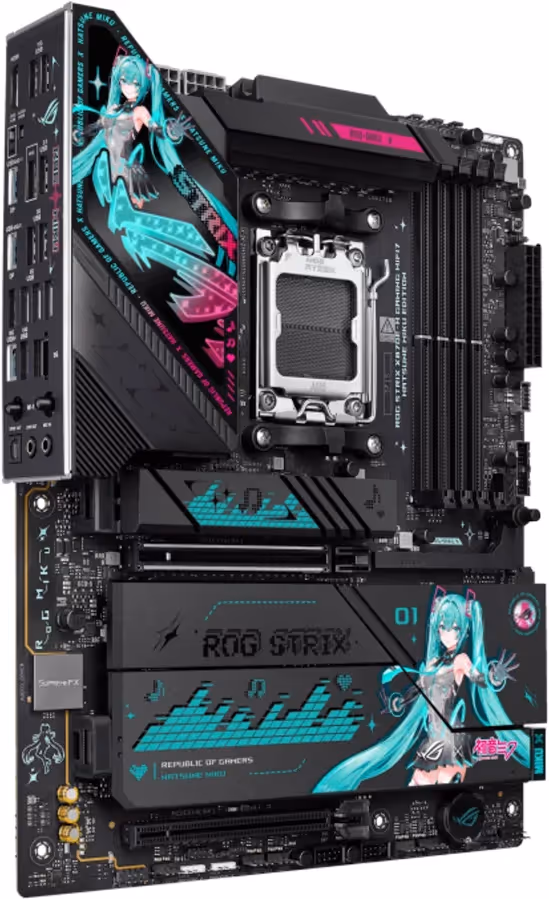 ASUS ROG STRIX X870E-H GAMING WIFI Hatsune Miku Edition image 2