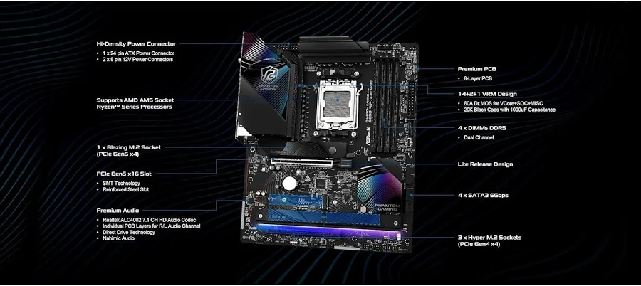 asrock B850 Riptide WiFi image 5